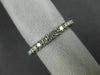 ESTATE WIDE .96CT DIAMOND 14KT WHITE GOLD 2mm SIZABLE ETERNITY ANNIVERSARY RING
