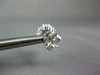 LARGE 1.98CT DIAMOND & AAA SAPPHIRE 18KT WHITE GOLD ROUND FLOWER STUD EARRINGS