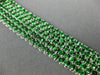 ESTATE WIDE & LONG 15.57CT AAA TSAVORITE 18KT WHITE GOLD CLASSIC TENNIS BRACELET