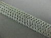 ESTATE WIDE & LONG 15.57CT AAA TSAVORITE 18KT WHITE GOLD CLASSIC TENNIS BRACELET