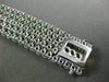 ESTATE WIDE & LONG 15.57CT AAA TSAVORITE 18KT WHITE GOLD CLASSIC TENNIS BRACELET