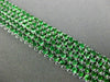 ESTATE WIDE & LONG 15.57CT AAA TSAVORITE 18KT WHITE GOLD CLASSIC TENNIS BRACELET