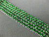 ESTATE WIDE & LONG 15.57CT AAA TSAVORITE 18KT WHITE GOLD CLASSIC TENNIS BRACELET