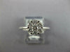 .56CT DIAMOND 18KT WHITE GOLD 3D ROUND CLASSIC CLUSTER FLOWER SNOWFLAKE RING