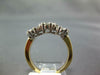 ESTATE .75CT DIAMOND 14KT 2 TONE GOLD 3D CLUSTER FLOWER PAST PRESENT FUTURE RING
