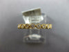 ESTATE .47CT DIAMOND 18K YELLOW GOLD 3D FILIGREE ETERNITY 2.5mm ANNIVERSARY RING
