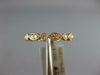 ESTATE .42CT DIAMOND 18K ROSE GOLD 3D ROUND & MARQUISE FILIGREE ANNIVERSARY RING