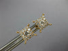 ESTATE. 40CT DIAMOND 18KT ROSE GOLD 3D CLASSIC CLUSTER SQUARE STUD EARRINGS