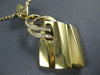ESTATE LARGE .25CT DIAMOND 18KT YELLOW GOLD 3D MULTI SHAPE FUN PENDANT