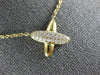 ESTATE .37CT DIAMOND 18KT YELLOW GOLD 3D CLASSIC MULTI ROW X LOVE NECKLACE