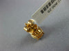 ESTATE LARGE .68CT DIAMOND 18KT ROSE GOLD 3D CLUSTER OVAL STUD EARRINGS