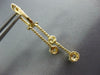ESTATE .84CT DIAMOND 18K YELLOW GOLD CLUSTER FLOWER BY THE YARD HANGING EARRINGS