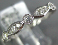 .51CT DIAMOND 18KT WHITE GOLD ROUND & MARQUISE SHAPE ETERNITY ANNIVERSARY RING