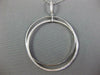 ESTATE EXTRA LARGE .33CT DIAMOND 18KT WHITE GOLD TRINITY CIRCLE OF LIFE PENDANT