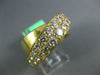 EXTRA LARGE 3.50CT DIAMOND 18KT YELLOW GOLD CRISS CROSS SOLID ANNIVERSARY RING