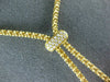 LARGE .27CT DIAMOND WHITE & GOLDEN AAA SOUTH SEA PEARL 18KT YELLOW GOLD NECKLACE