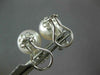 EXTRA LARGE .50CT DIAMOND & AAA SOUTH SEA PEARL 18KT WHITE GOLD FLOWER EARRINGS