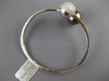 LARGE 2.60CT DIAMOND & TAHITIAN PEARL 18K YELLOW GOLD DOME SHAPE BANGLE BRACELET