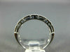 WIDE 1.56CT DIAMOND & AAA SAPPHIRE 14KT WHITE GOLD OVAL & ROUND ANNIVERSARY RING