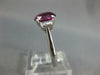 GIA 3.10CT DIAMOND & AAA PINK SAPPHIRE 18KT WHITE GOLD 3D OVAL ENGAGEMENT RING