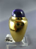 ANTIQUE LARGE 20.0CT AAA CABOCHON AMETHYST 18KT YELLOW GOLD OVAL FUN RING #2562