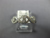 .41CT DIAMOND 14KT WHITE GOLD 3D INFINITY SEMI ETERNITY WEDDING ANNIVERSARY RING
