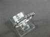 ESTATE .25CT DIAMOND 18KT WHITE GOLD 3D 2mm ROUND SHARE PRONG ANNIVERSARY RING
