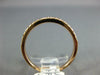 ESTATE .22CT DIAMOND 18KT ROSE GOLD ROUND SEMI ETERNITY WEDDING ANNIVERSARY RING