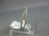 ESTATE .17CT DIAMOND 18K WHITE AND YELLOW GOLD 3D CRISS CROSS INFINITY LOVE RING