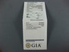 GIA LARGE 1.57CT DIAMOND 14KT 2 TONE GOLD CUSHION & ROUND SQUARE ENGAGEMENT RING