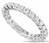 ESTATE 1.40CT DIAMOND 18KT WHITE GOLD CLASSIC ETERNITY WEDDING ANNIVERSARY RING