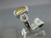 ESTATE .30CT DIAMOND 14KT WHITE AND YELLOW GOLD 3D HAMMERED SQUARE HALO FUN RING