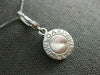 BVLGARI AAA ONYX 18KT WHITE GOLD 3D CIRCULAR DOUBLE SIDED PENDANT #26665