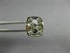 ESTATE .16CT DIAMOND 14KT WHITE GOLD CLASSIC LETTER S INITIAL BROOCH PIN #26585