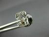 ESTATE .16CT DIAMOND 14KT WHITE GOLD CLASSIC LETTER S INITIAL BROOCH PIN #26585