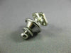ESTATE .16CT DIAMOND 14KT WHITE GOLD CLASSIC LETTER S INITIAL BROOCH PIN #26585
