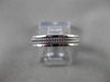 ESTATE 14KT WHITE GOLD SOLID DOUBLE ROPE WEDDING ANNIVERSARY BAND RING 4mm #1524