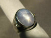 ESTATE LARGE 9.14CT DIAMOND AAA STAR SAPPHIRE 14KT WHITE GOLD 3 STONE MENS RING