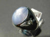 ESTATE LARGE 9.14CT DIAMOND AAA STAR SAPPHIRE 14KT WHITE GOLD 3 STONE MENS RING