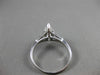 ESTATE LARGE 1.51CT DIAMOND PLATINUM 3 STONE CLASSIC ENGAGEMENT RING EGL #19930
