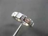 ESTATE .60CT DIAMOND 14K WHITE GOLD WEDDING ANNIVERSARY SEMI ETERNITY RING 12782