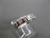 ESTATE .60CT DIAMOND 14K WHITE GOLD WEDDING ANNIVERSARY SEMI ETERNITY RING 12782
