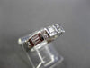 ESTATE .60CT DIAMOND 14K WHITE GOLD WEDDING ANNIVERSARY SEMI ETERNITY RING 12782