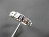 ESTATE .60CT DIAMOND 14K WHITE GOLD WEDDING ANNIVERSARY SEMI ETERNITY RING 12782