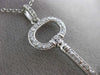 ESTATE LARGE .55CT DIAMOND 14KT WHITE GOLD KEY TO MY HEART LOVE PENDANT #24330