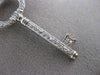 ESTATE LARGE .55CT DIAMOND 14KT WHITE GOLD KEY TO MY HEART LOVE PENDANT #24330