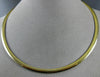 14KT WHITE & YELLOW GOLD CLASSIC DOUBLE SIDED LOBSTER LOCK OMEGA NECKLACE #25982