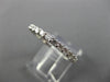 ESTATE .65CT DIAMOND 14K WHITE GOLD SEMI ETERNITY WEDDING ANNIVERSARY RING 25773