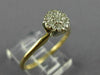 ANTIQUE LARGE .30CT DIAMOND 14K WHITE YELLOW GOLD FRIENDSHIP PROMISE RING #14446