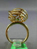 ESTATE EXTRA LARGE .53CT WHITE & FANCY DIAMOND 18KT ROSE GOLD 3D LOVE KNOT RING